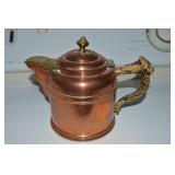 Rome Metal Ware Copper & Brass w/ Antler Handle