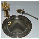 Vintage EPNS Tea Infuser + Bell and Tray