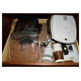 Kitchen Shelf Contents Lot: George Foreman,