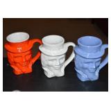 Frankoma Pottery Red White & Blue Uncle Sam 1976