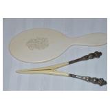 Antique Sterling Handled Glove Stretcher Celluloid