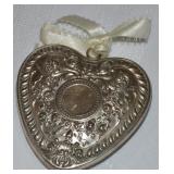 Gorham Sterling YR88/1 Victorian Heart Ornament