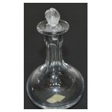 Antique Cut Glass Smelling Salts Bottle w/ Crown