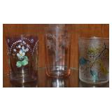 Antique Moser Bohemian Enamel Painted Tumbler +
