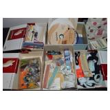 White Owl Cigar Boxes + of Bias Tape, Ribbon +