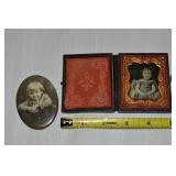 Antique Daguerreotype Tin Type Photograph of Girl+
