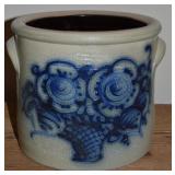 Wisconsin Pottery Stoneware 1992 Handled Crock w/