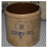 Antique Salt Glaze Stoneware 3 Gallon Beesting