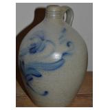 Wisconsin Pottery Stoneware Whiskey Jug 7.75