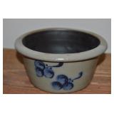 Rowe Pottery Works Stoneware Berries Bowl 7' 1992