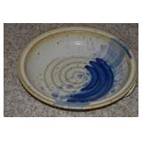 Ayers 2004 Signed Studio Art Pottery Handled 14'w