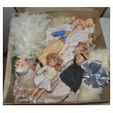 Antique / Vintage Dolls + Fur (White) Kitten