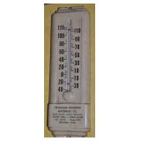 Vintage Petaluma Building Material Co Thermometer