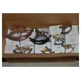 Box Full of Vtg Willitt's Designs Rocking Horses