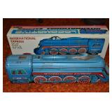 Vintage Tin Litho Toy Friction No MF804 Train
