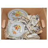 Lot of Vtg Japan Mountain Flowers Stoneware