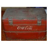 1950's Coca Cola Metal Rare Model Picnic Cooler