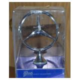 1970's Ghia Product Chrome Hood Ornament 3 7/8'