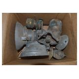 Box of Antique/Vintage Miners Lanterns