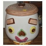 Vtg Napco Ceramic 1K5710 Cookies All Over Lidded