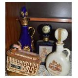Vintage Jim Beam / Ezra Brooks Glass & Ceramic