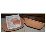 Romertopf Reco Clay Baking Dish w/ Lid & Manual