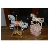 (2) Carousel Horses w/ Design Quest + San Fran