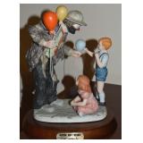 Flambro Emmett Kelly Jr Porcelain LE Making New