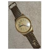 Vintage Goldtone BIG Wrist Watch Quartz Wall Clock