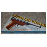 Vintage 4.5mm Cal Super Air Pistol Toy in Box 13L