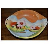 Vtg Noritake Japan Lustreware Porcelain Handled