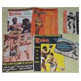 (4) Vintage Ring Boxing Magazines + Max Baer +