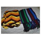 (2) Vintage Afghan Style Quilts