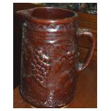 Vtg North Star Pottery Brown Drip Glaze Stoneware