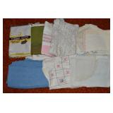 Large Lot of Vintage / Antique Linens w/ Handmade