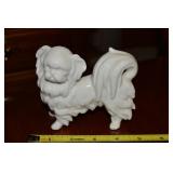 Vintage Porcelain Pekingese Dog Figurine