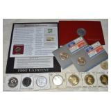 Commemorative Coin & Token Lot w/ Dutch Dollars+