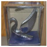 1970's Ghia Product Chrome Hood Ornament 7t Swan