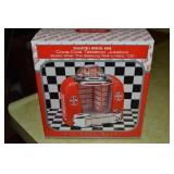 Enesco Diecast Coca Cola Tabletop Jukebox Bank