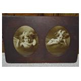 Antique Morris Burke Parkinson Cupid Awake& Asleep