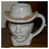 Vtg 1977 Frankoma Pottery Wyatt Earp Cowboy