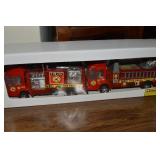 New (2) in Box Plastic Toy Fire Engine Trucks