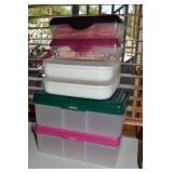 (6) Small Storage Containers w/ Lids + Safety