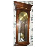 Ansonia Gold Medallion Wall Clock w/Key 38L
