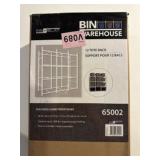 Pro Slat Bin Warehouse 12 Tote Rack 65002 68x68x27