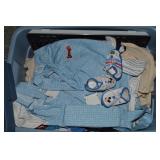 Rubbermaid RN Lidded 10Gal Tote: Vtg Boy Clothing