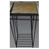 Black Wrought Iron w/ Cork? Dragonfly Top Plant