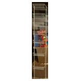 White Wire Metal 72" T x 12.75 x 5d Storage Rack