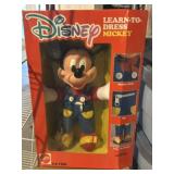 Vtg Disney Learn To Dress Mickey Mouse Doll Toy