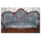 Vtg Kimball Furniture Victorian-style Upholstered